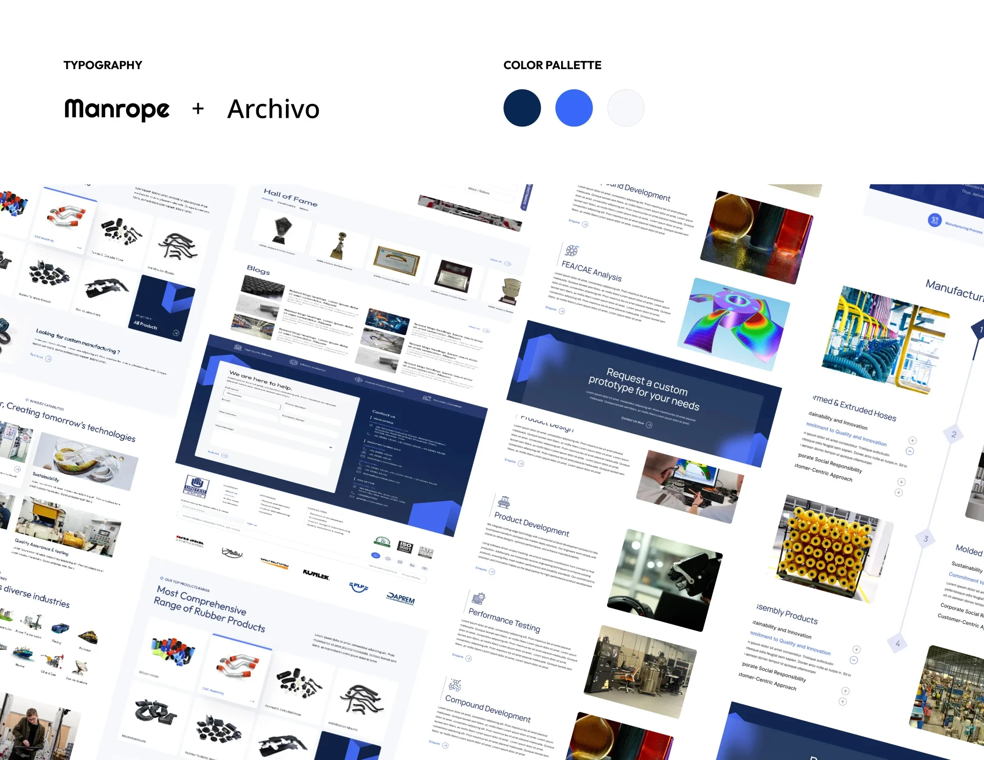 United-Rubber-Typography-image